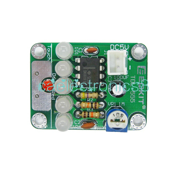 NEW DIY Dc 5V Touch Delay Light Electronic Touch LED Board Light CA