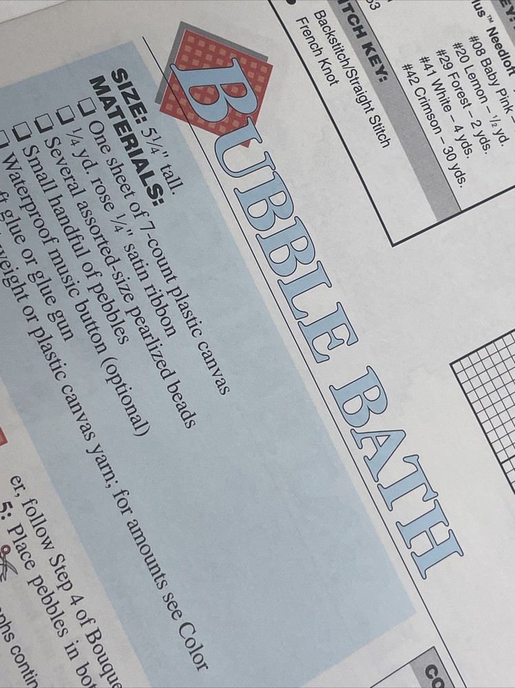 Needlecraft Shop Soap Covers Plastic Canvas Pattern