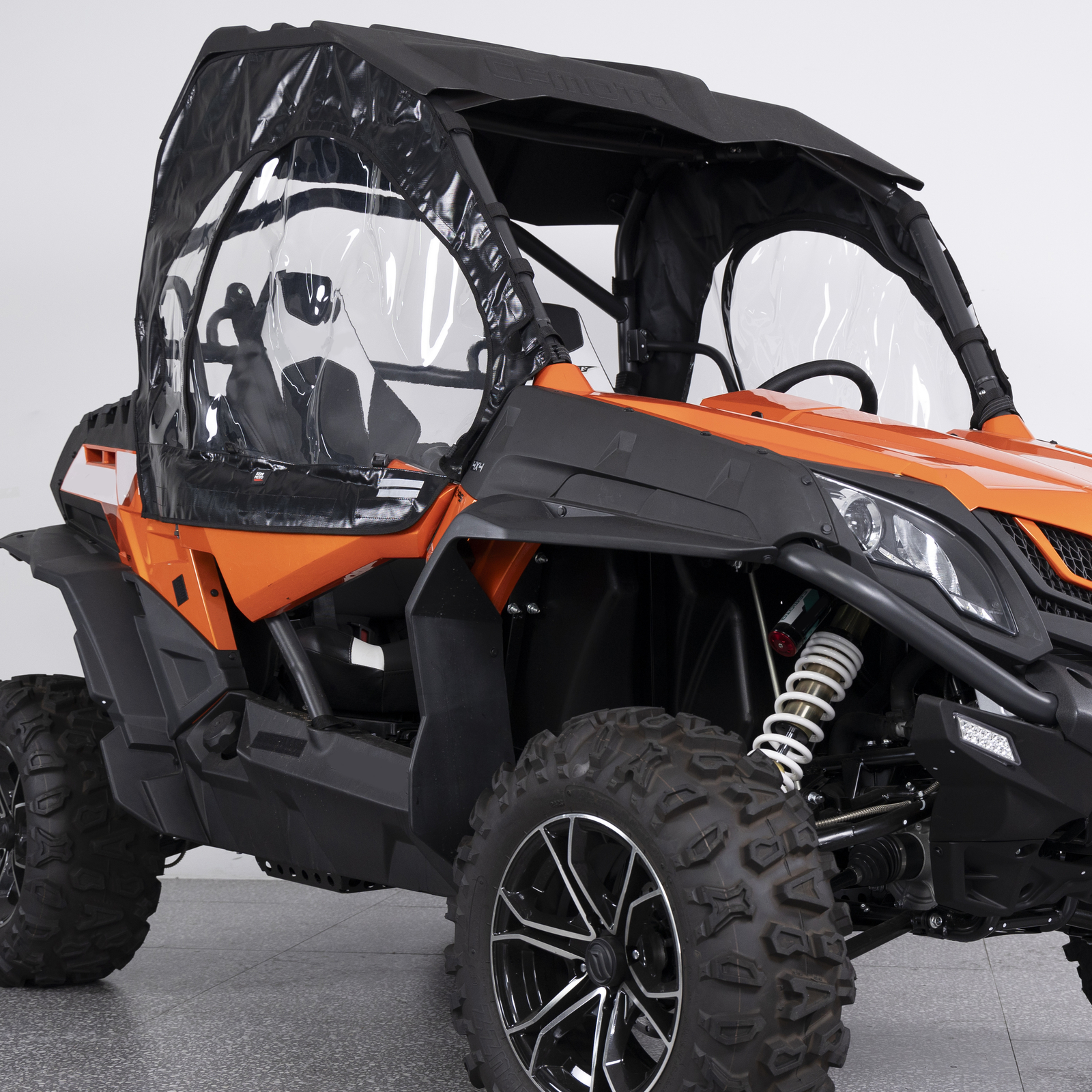 Pair Soft Upper Door w/ Zippered Window for CFMOTO ZFORCE 500/800/1000 2018-2022