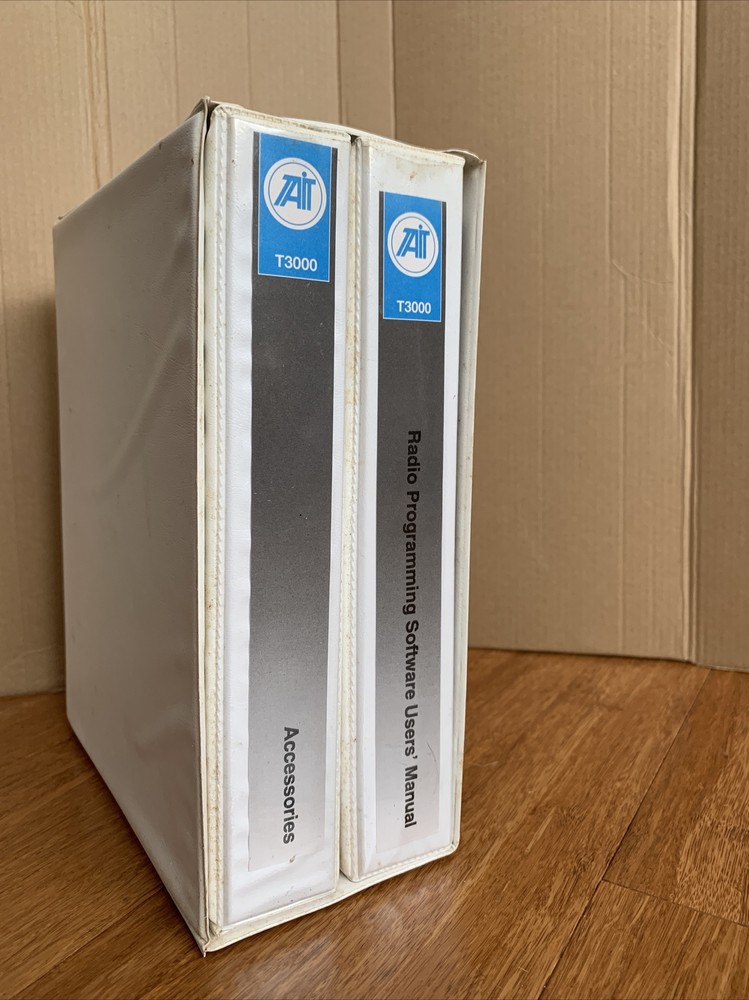 Tait T3000 Programming Cable With Software and Manual