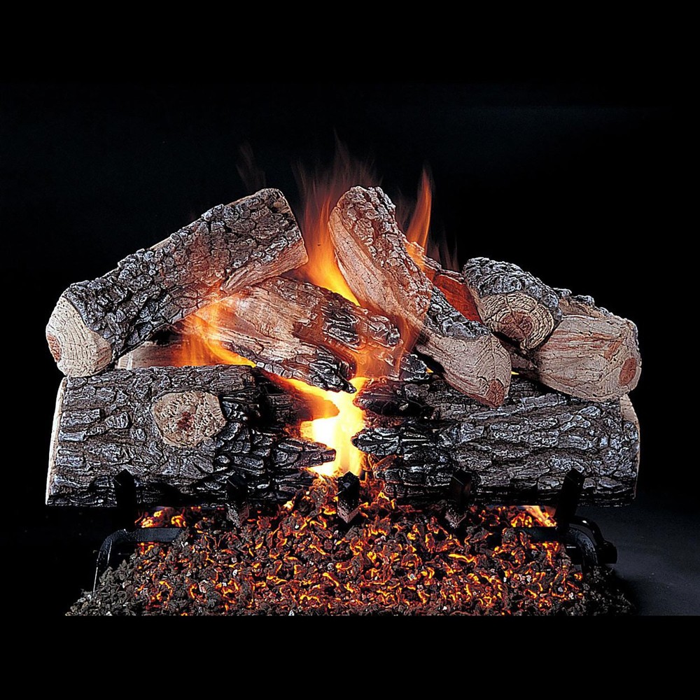 Rasmussen Evening Prestige Log Set w/ 30" (CS) Burner and Remote Pilot, NG, 30"