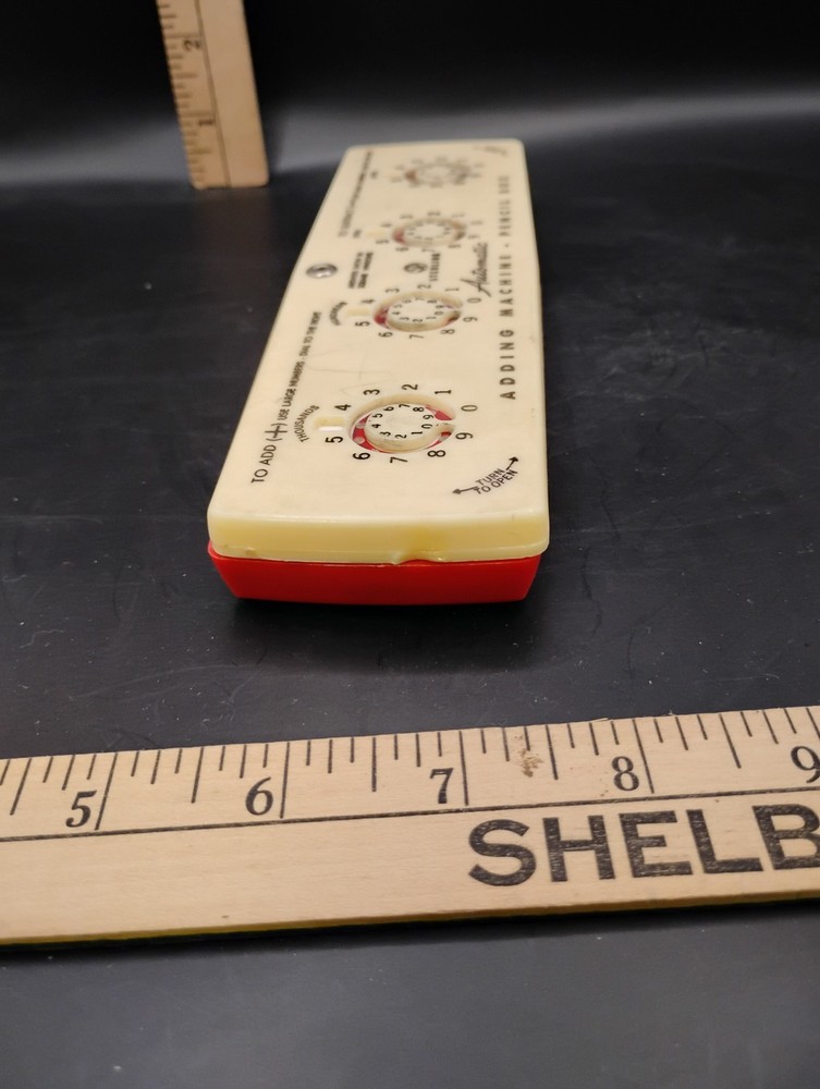 Vintage Sterling #566 Automatic Adding Machine Stylus Pencil Box