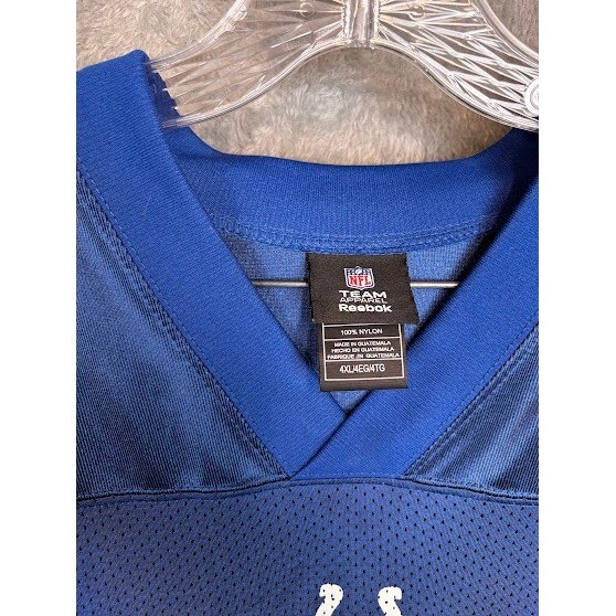 Reebok Peyton Manning Indianapolis Colts Blue NFL Jersey Mens 4XL 18 Football