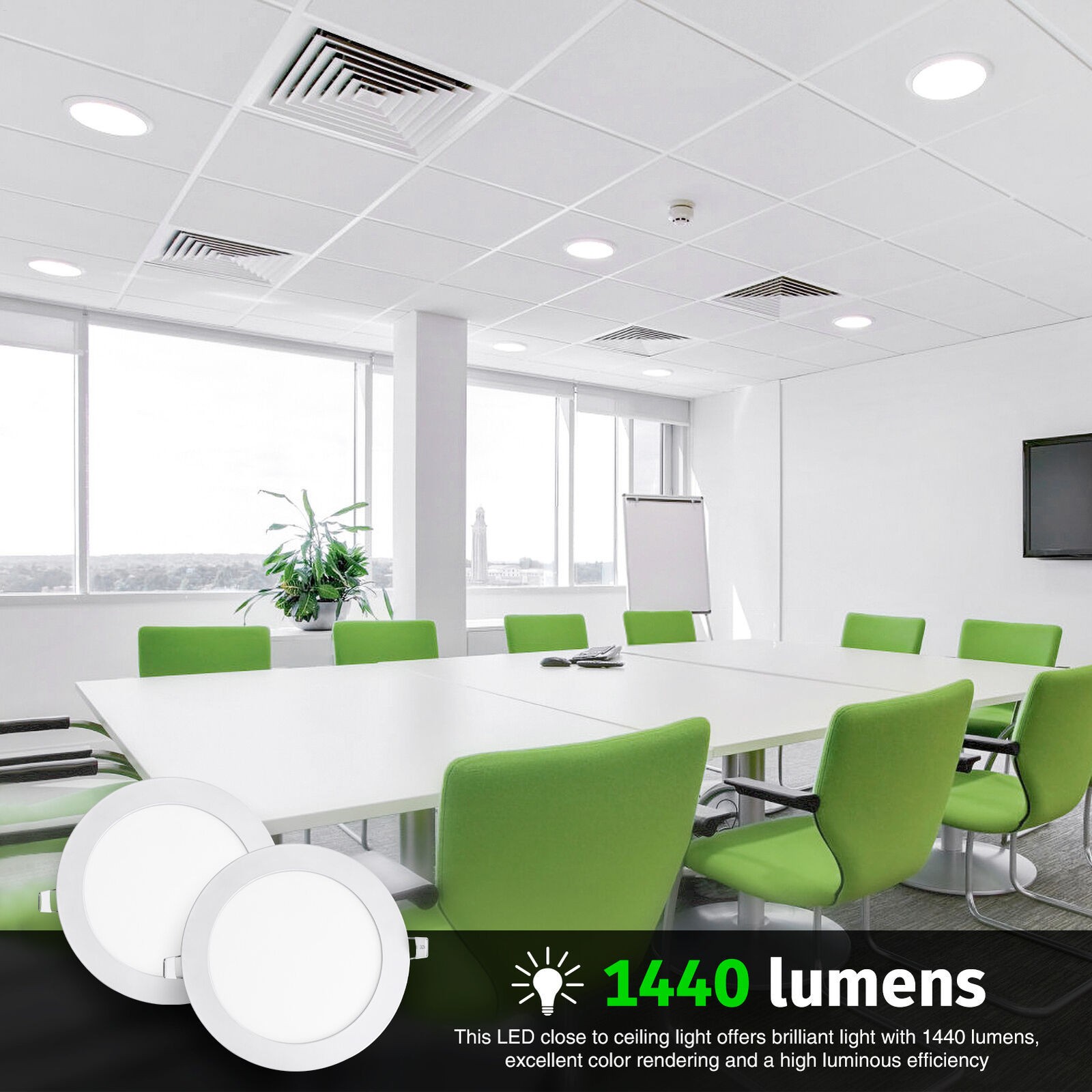 30Pack 6Inch LED Ceiling Lights Ultra-Thin Recessed Retrofits Kit 6000K Daylight