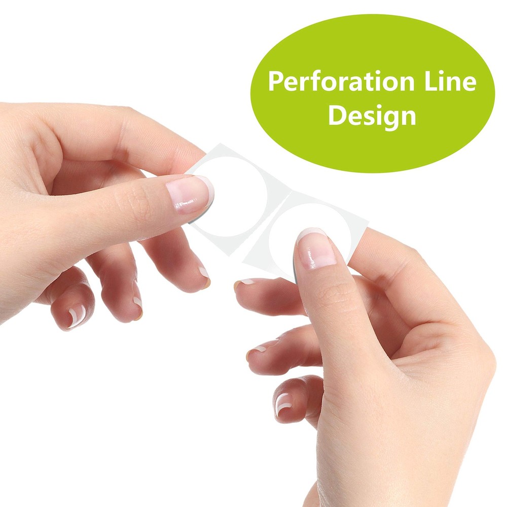 1500 PCS White Round Color Coding Circle Dots Inventory Stickers 1",