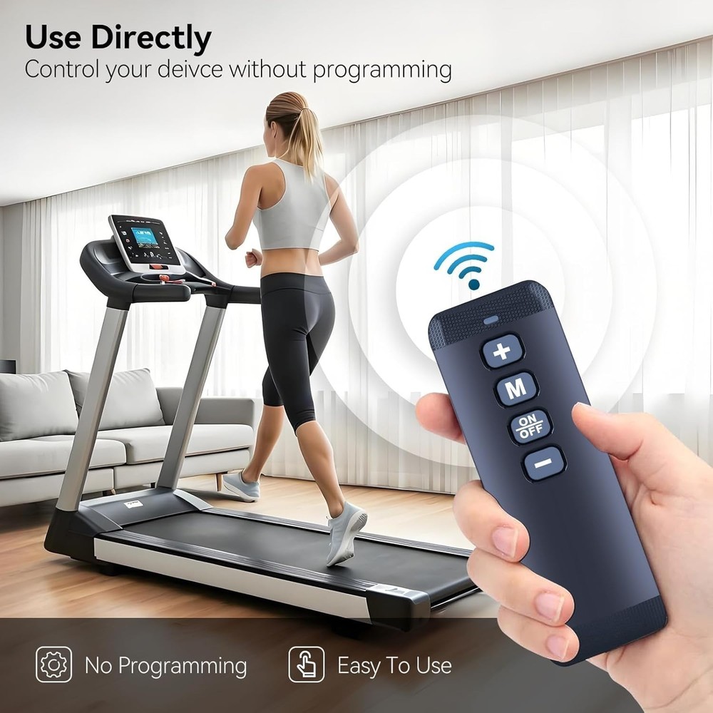 Infrared Remote Control Replacement for Q1 Walking Pad - Simple Ergonomic Design
