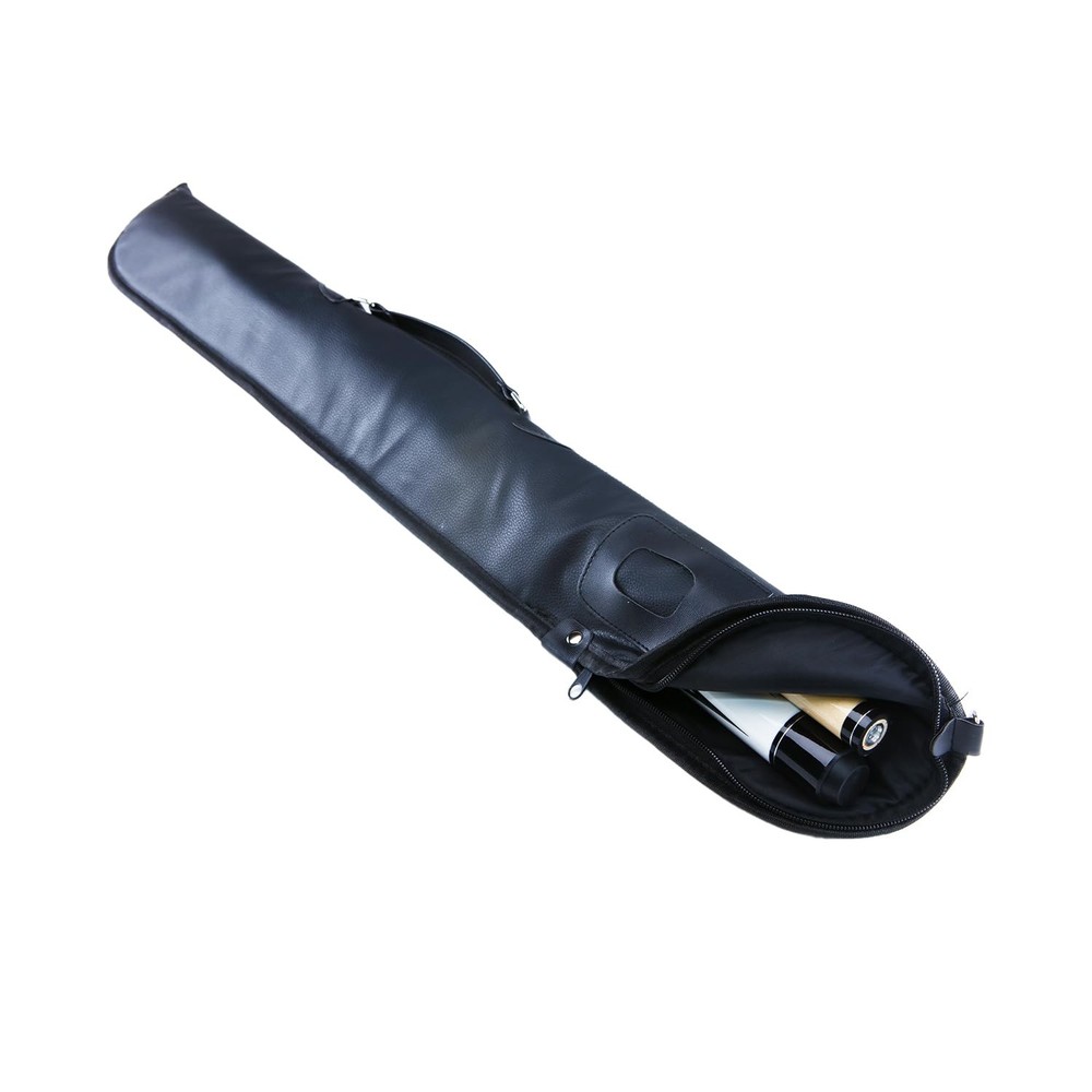 Pool Cue Bag 1 Stick PU Case Black
