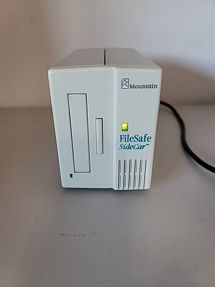 Mountain: FileSafe Sidecar - Parallel Port Tape Backup - Powers on