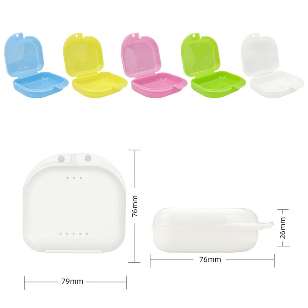 Dental Assorted Orthodontic Retainer Denture Container Teeth Storage Case Box