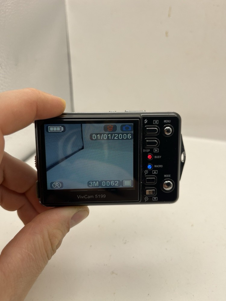 Vivitar ViviCam 5199 Digital Camera 5MP Black – Fully Working – Compact Camera