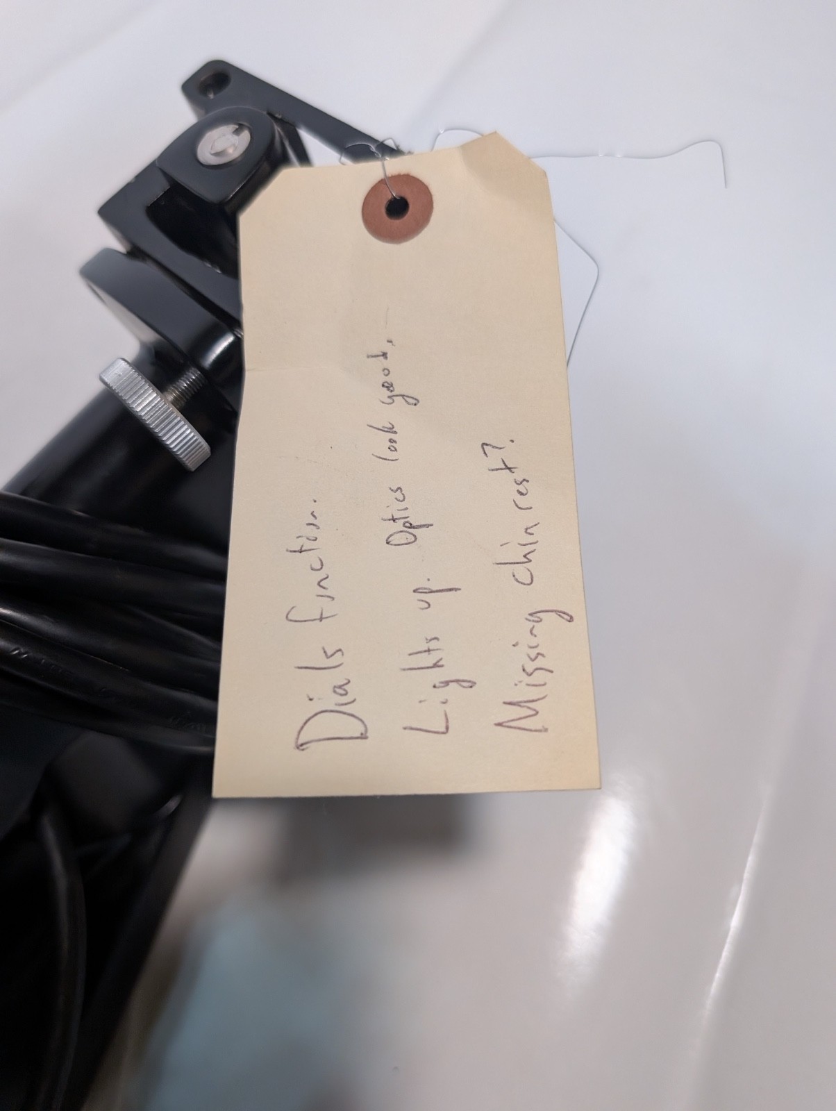 Vintage Bausch & Lomb 71-21-35 Keratometer with Stand, Missing Chin Rest