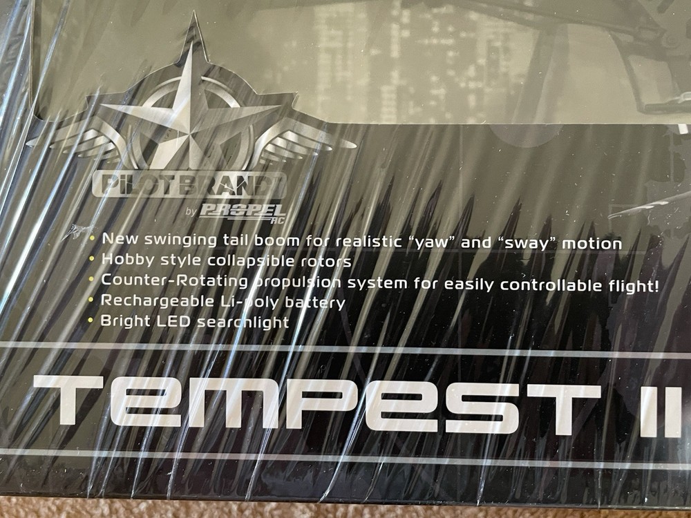 Tempest 2 Indoor Helicopter (2) Pack New Wireless