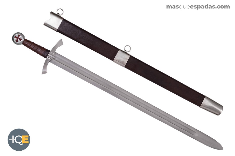 Scottish Templar Knight's Sword with Sheath