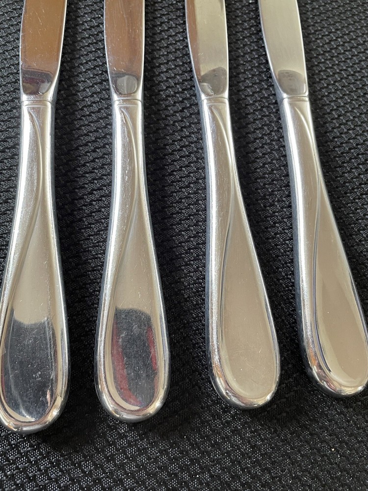 10 Oneida FLIGHT RELIANCE Glossy Stainless Dinner Knives