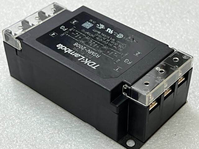 TDK-Lambda RSMN-2006 Power Line EMC Filter Used