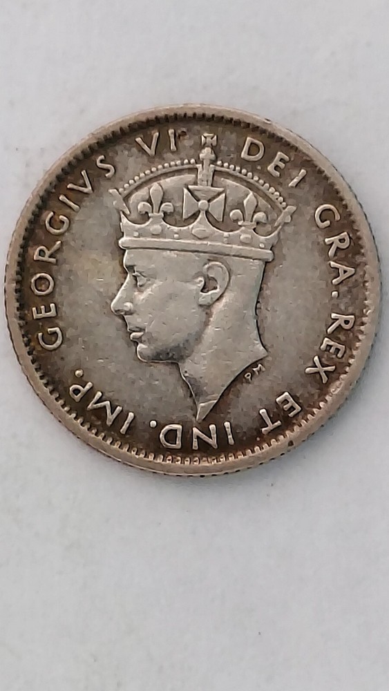 1942-C Newfoundland 10 Cent Silver, .925