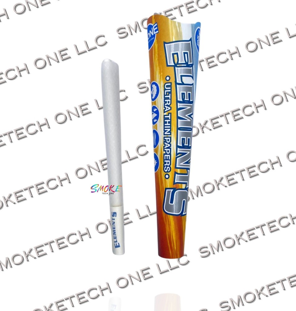 Elements Blue King Size Pre-Rolled Cones (3pk) Full Box