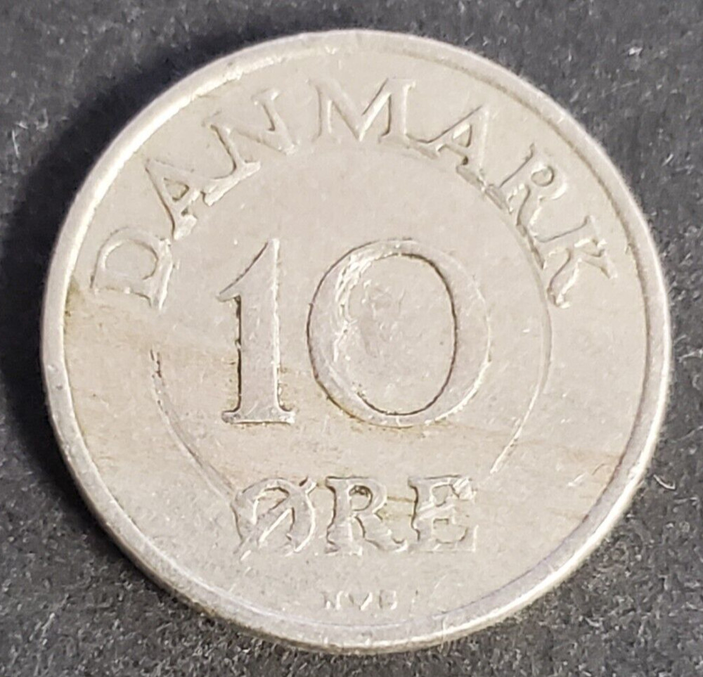 Denmark, nice 1949 10 ore coin