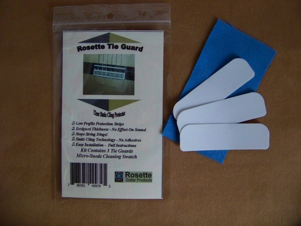 Classical Guitar Soundboard Protector- Rosette Tie-Guard > No String Dings