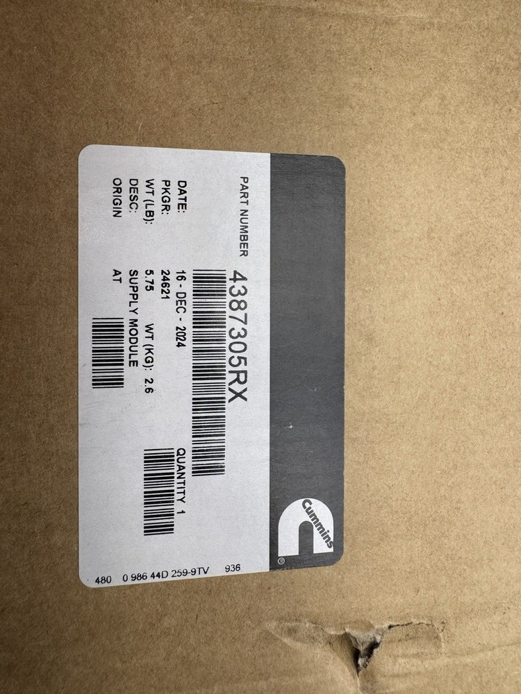 4387305RX CUMMINS DOSER PUMP