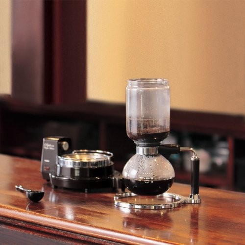 TWINBIRD siphon coffee maker dark brown CM-D853BR