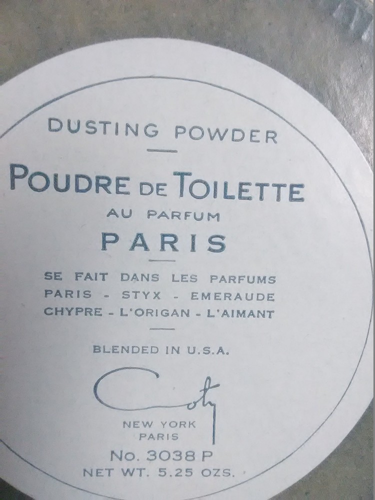 Vintage unopened Coty dusting powder - sealed