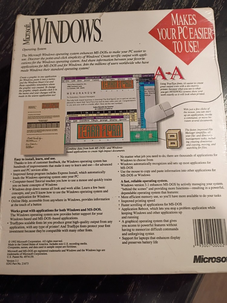 windows 3.1 sealed
