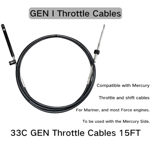 Outboard Engine for Mercury Remote Control 33c GEN I Throttle Cables Shift