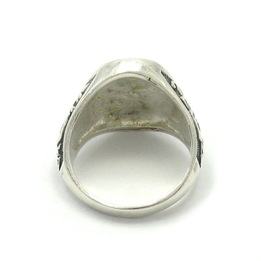 Genuine Sterling Silver Men's Ring Solid 925 Double Headed Eagle Handmade