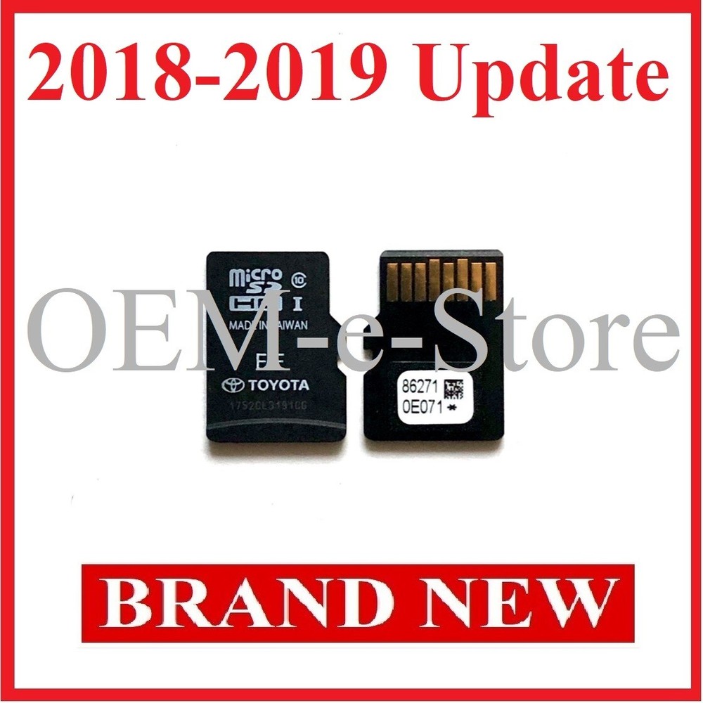 2014-2019 Toyota Corolla Highlander Sequoia Navigation Micro SD card Map Update