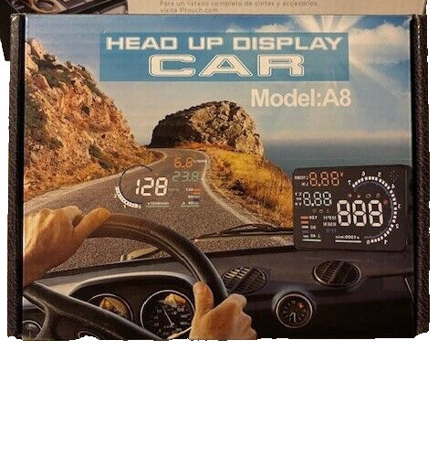 A8 OBD II Car Head Up Display Windshield Meter Reflective Screen