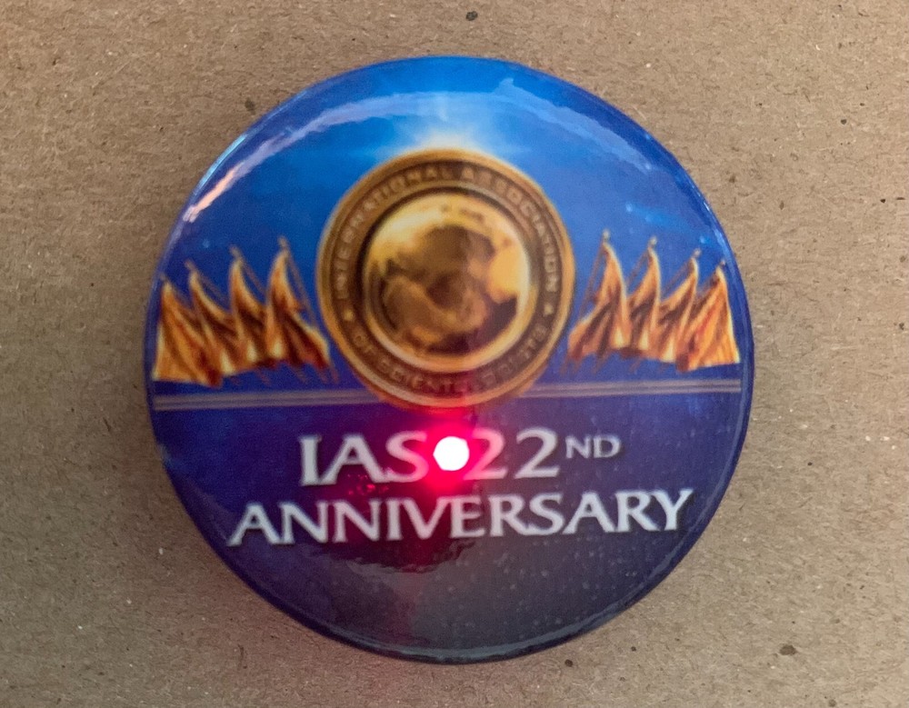 Scientology Memorabilia -  IAS Anniversary button