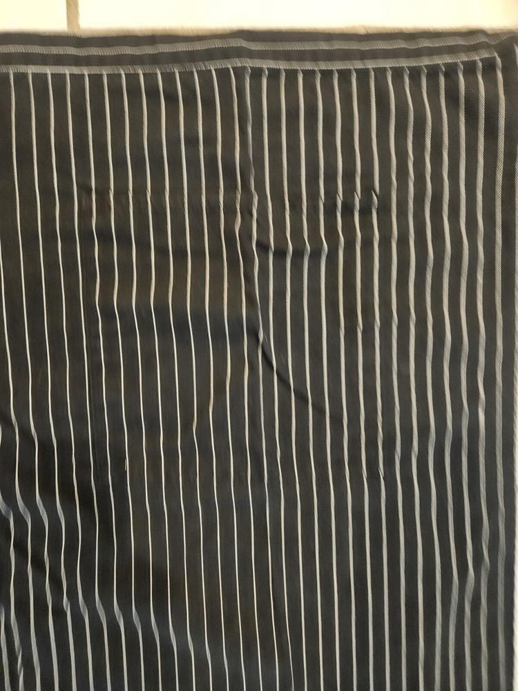 Chef Works Server Apron Pinstripe Black Long Apron