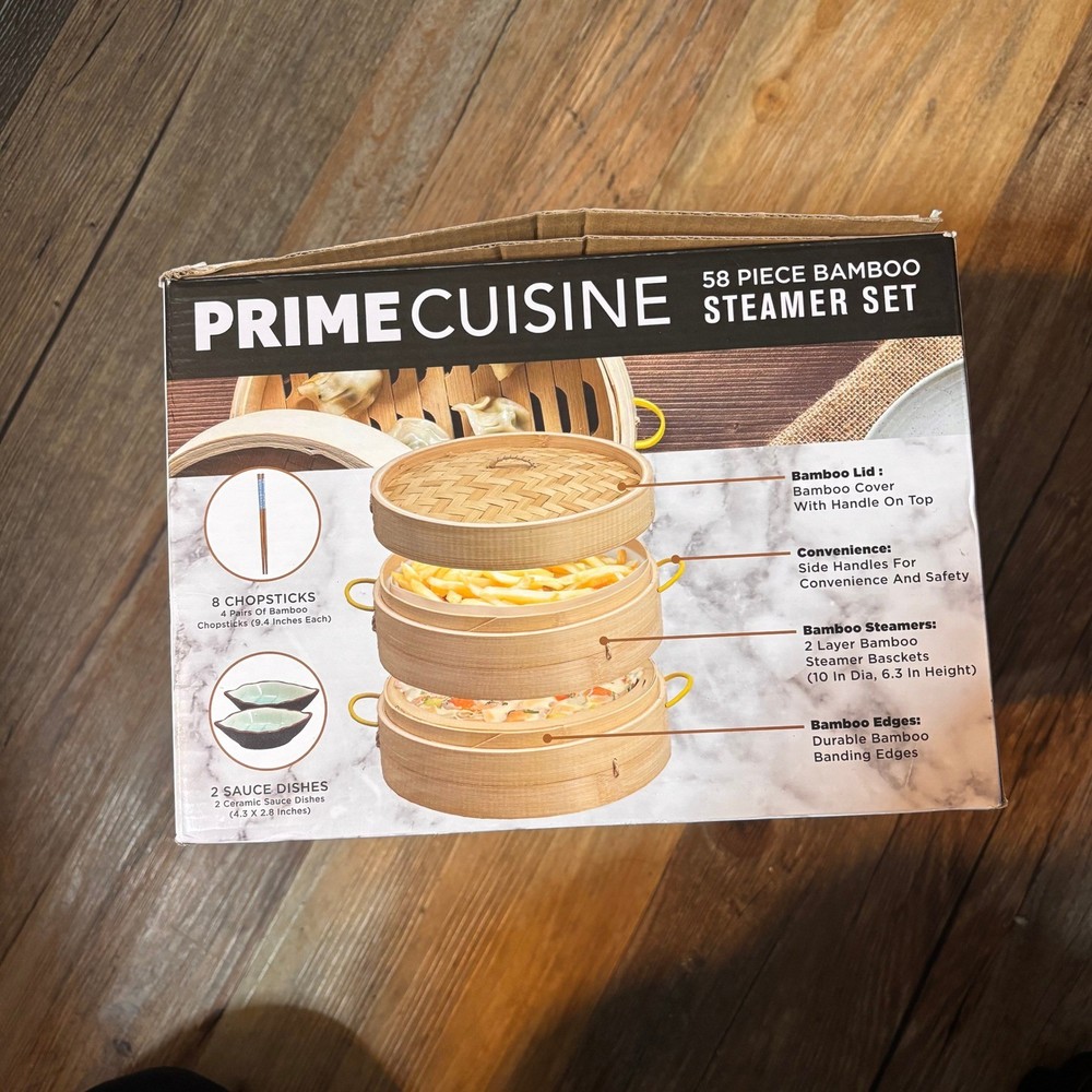 Prime Bamboo Steamer Set