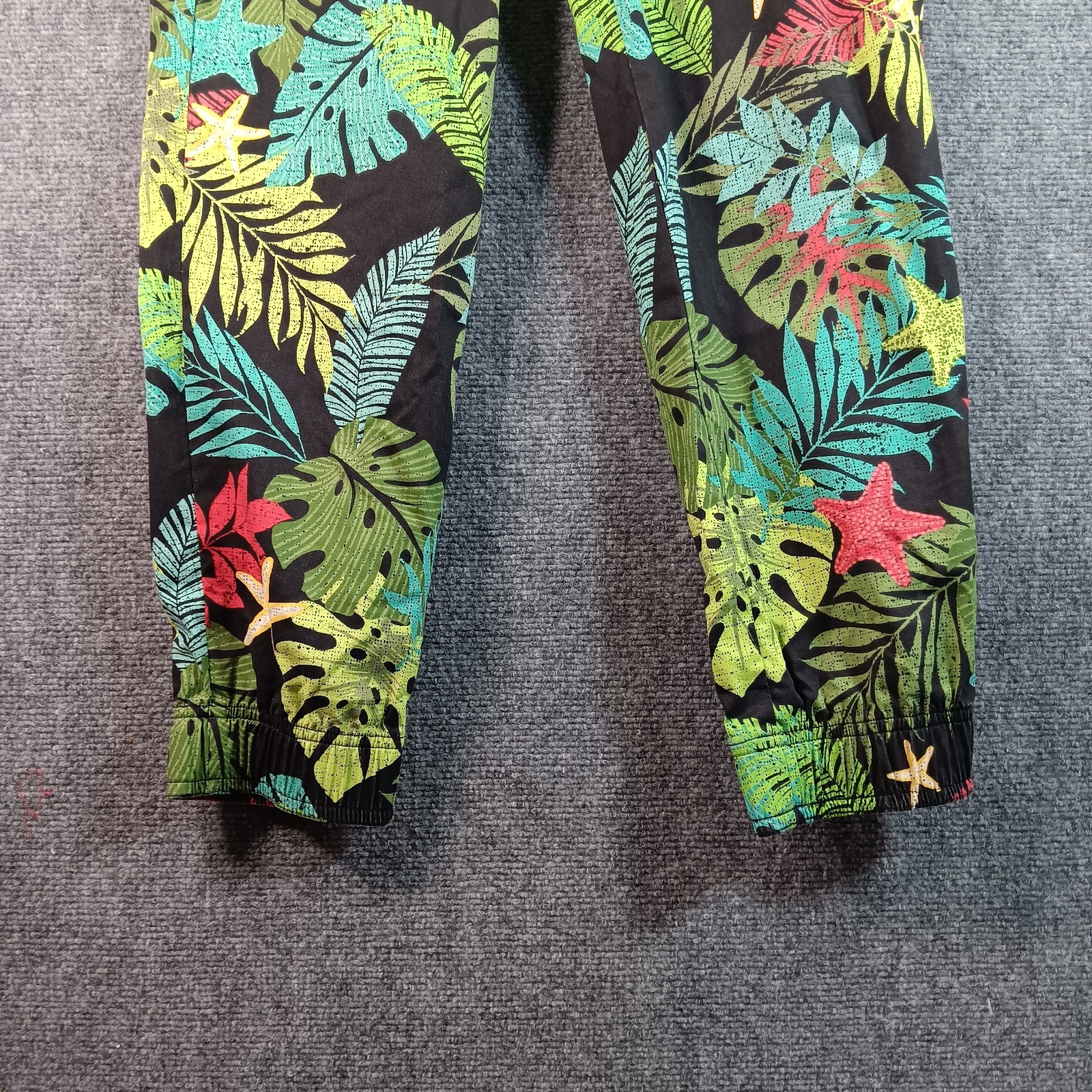 Chef 360 Utility Jogger Chef Pants Mens Small Multi Tropical Stretch 7 Pocket