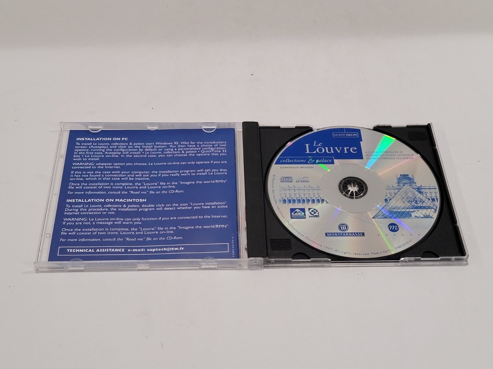 Le Louvre - Collections & Palace PC CD-ROM - Mac or Windows
