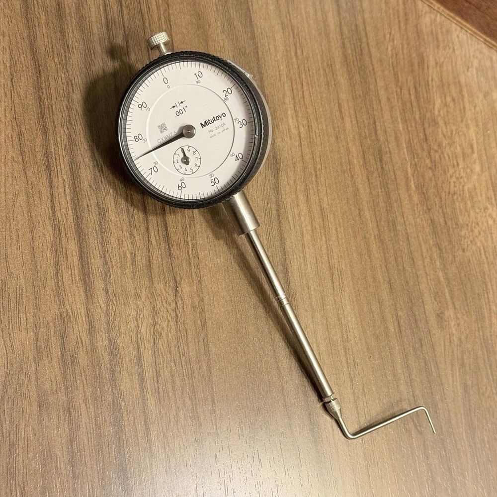 Mitutoyo Dial Indicator 0-1" Range, 0.001" Grad 2416A