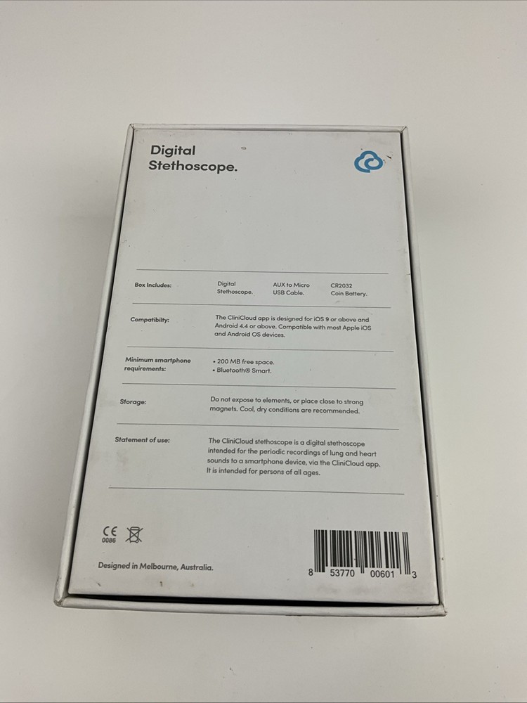 Clinicloud Digital Stethoscope Non Contact Thermometer