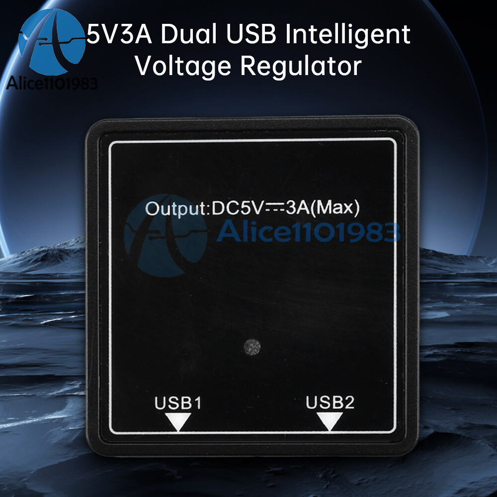 5V3A Dual USB Solar Panel Mobile Power Supply Smart Voltage Controller Regulator