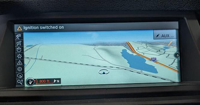10-14 X5 X5M X6 X6M (E70 E71 E72) 8.8" FRONT GPS NAVIGATION MEDIA DISPLAY SCREEN