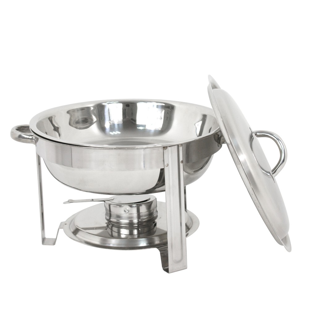 Lot 5~5 Quart Stainless Steel Rectangular Chafing Dish Full Size Buffet Catering