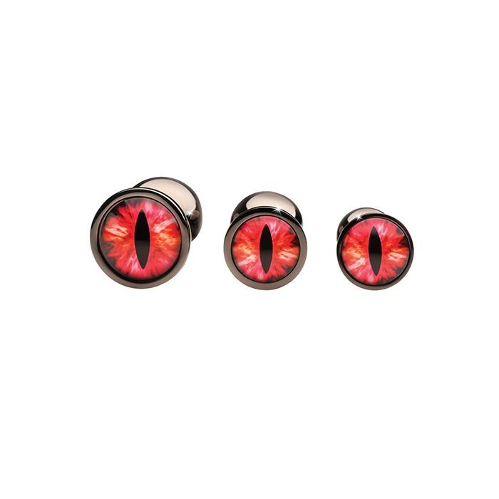 Creature Cocks Sinister Eyes Metal Butt Plug Set