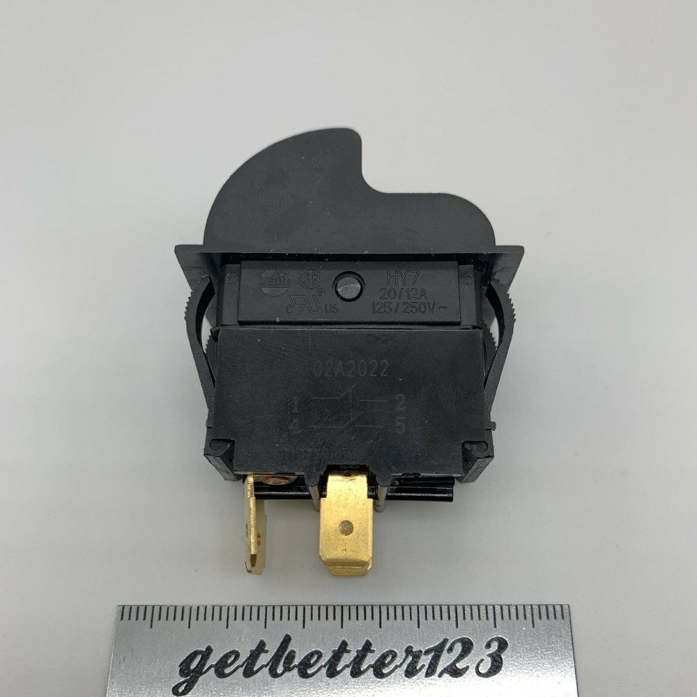 Kedu hy7 self locking switch self locking device up and down pull switch 250v12a