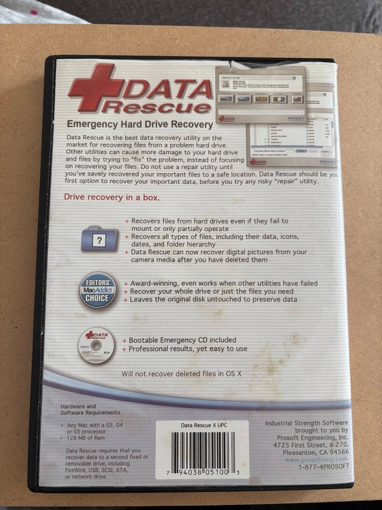 Data Rescue Emergency Hard Drive Recovery