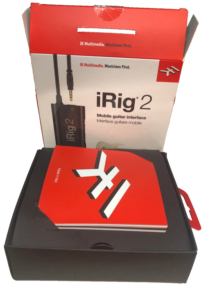 IK Multimedia iRig 2 Guitar Interface for iOS and Mac