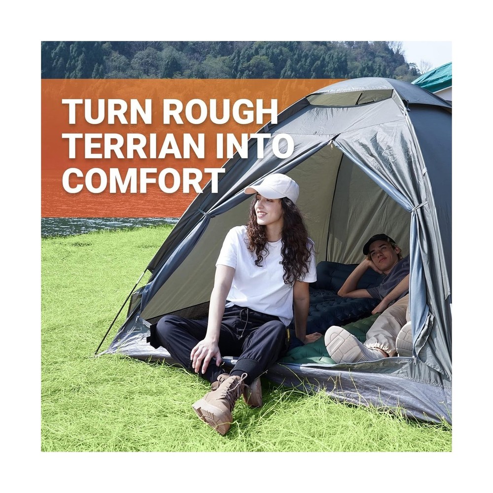 KingCamp Sleeping Pad for Camping, Ultralight Connectable Inflatabl... Fast Ship