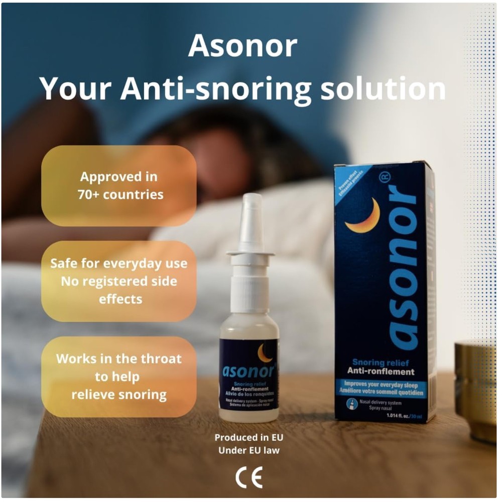 Silent Sleep Solution - Anti Snore Spray for Peaceful Nights