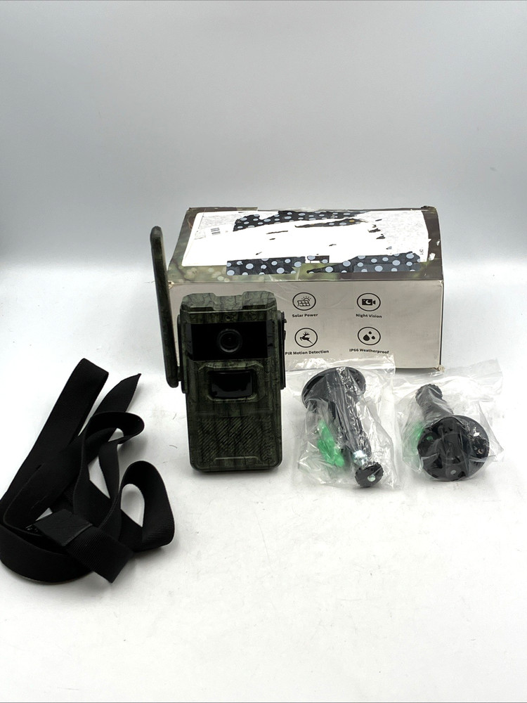 4G LTE Cellular Trail Camera with HD RBX-H10 Battery. MISSING SOLAR PANEL