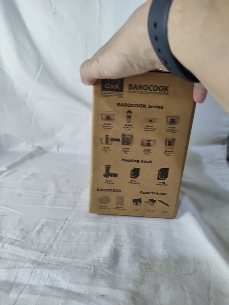 Barocook BC-003 Rectangular Flameless Cookware System 28.5 Oz Camping