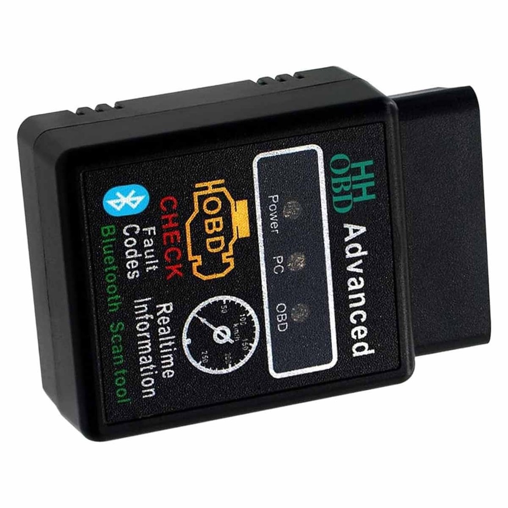 Car OBD2 Bluetooth diagnostic tool with dedicated app (black)